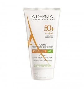 Αντηλιακή Κρέμα Για Ξηρό & Ατοπικό Δέρμα Για Ενήλικες & Παιδιά Protect AD Cream SPF 50 A-Derma 150 ml