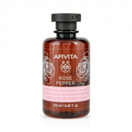 Αφρόλουτρο Με Αιθέρια Έλαια Rose Pepper Apivita 250 ml