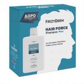 Σαμπουάν Για Την Ανδρική Τριχόπτωση Hair Force Shampoo Men Frezyderm 200ml+ 100ml Δώρο