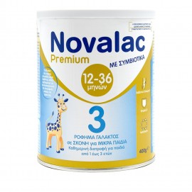 Novalac Γάλα σε Σκόνη για Παιδιά απο 1 έως 3 Ετών με Γευση Βανιλια Premium 3  400 gr