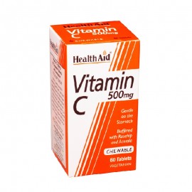 Βιταμίνη C Μασώμενα Δισκία Vitamin C (500mg) Health Aid Tabs 60 Τμχ