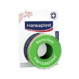 Hansaplast Αυτοκόλλητη Επιδερμική Ταινία Για Ευαίσθητες Επιδερμίδες Sensitive 2,5cm x 5m