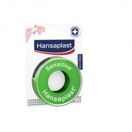 Hansaplast Αυτοκόλλητη Επιδερμική Ταινία Για Ευαίσθητες Επιδερμίδες Sensitive 1,25cm x 5m
