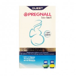 Συμπλήρωμα Διατροφής  για την Εγκυμοσύνη & Τον Θηλασμό Pregnall Bio-Lact  Quest 60+30 caps