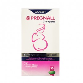 Συμπλήρωμα Διατροφής  για την Εγκυμοσύνη  Pregnall Bio-grow Quest  30 caps