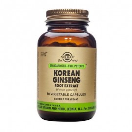 Εκχύλισμα Κορεάτικου Τζίνσενγκ Korean Ginseng Extract Solgar 60 caps