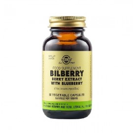 Συμπλήρωμα Διατροφής Με Εκχύλισμα Bilberry Για την Υγεία Της Όρασης Bilberry Berry Extract Solgar 60 caps