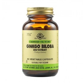 Συμπλήρωμα Διατροφής Με Γκίνγκο Μπιλόμπα Ginkgo Biloba Leaf Extract Solgar 60vcaps