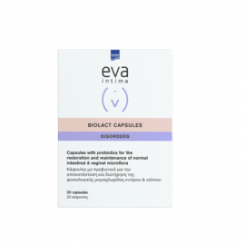 Προβιοτικά για την Εντερική & Κολπική Χλωρίδα  Biolact Capsules Intima Eva Intermed 20caps