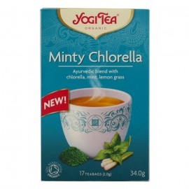 Βιολογικό Αγιουβερδικό Τσάι Minty Chlorella Yogi Tea 17 φακελάκια