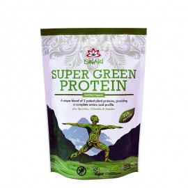 Βιολογικό Μείγμα Υπερτροφών και Πρωτεϊνών Super Green Protein Iswari 250 gr