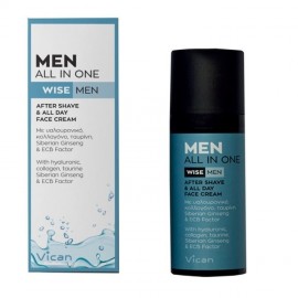 Ανδρική Ενυδατική & Αντιγηραντική Κρέμα After Shave Men All In One  Wise Men  50 ml