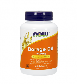 Έλαιο Βοραγού Borage Oil 1000mg Now 60 softgels