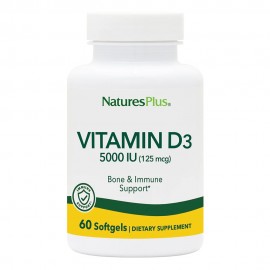 Natures Plus Βιταμίνη D3 5000IU Vitamin D3  60 caps
