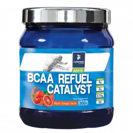 Αμινοξέα Διακλαδισμένης Αλυσίδας Γεύση Σαγκουίνι BCAA Refuel Catalyst Blood Orange MyElements 300 gr