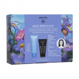 Promo Σετ Τζέλ Κρέμα Ενυδάτωσης Aqua Beelicious Ελαφριάς Υφής 40 ml & Δώρο Black Detox 50ml & Δώρο Κορδέλα Μαλλιών Apivita