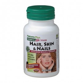 Natures Plus Συμπλήρωμα Διατροφής Για Μαλλιά Νύχια και Επιδερμίδα Hair Skin & Nails  60 caps