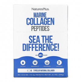 Natures Plus Πεπτίδια Κολλαγόνου σε Σκόνη από Ιχθύες Marine Collagen Peptides Powder   20 φακελάκια
