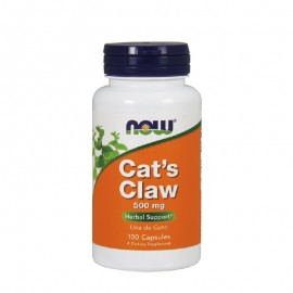 Συμπλήρωμα Διατροφής Νύχι Γάτας Cats Claw 500mg Now 100 tabs