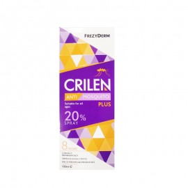 Εντομοαπωθητικό Σπρέι Χωρίς Άρωμα για Όλες Τις Ηλικίες Crilen Anti Mosquito Plus 20% Spray Frezyderm 100 ml
