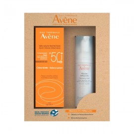 Avene Promo Pack Αντηλιακή Κρέμα Προσώπου με Χρώμα Tinted Cream  SPF50+  50ml & Δώρο Mousse Nettoyante 50ml