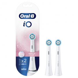 Oral-B iO Gentle Care White Κεφαλές Βουρτσίσματος 2 τμχ