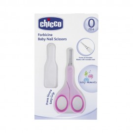 Chicco Ψαλιδάκι Ασφαλείας Mε θήκη Ροζ Baby Nail Scissors  1 unit