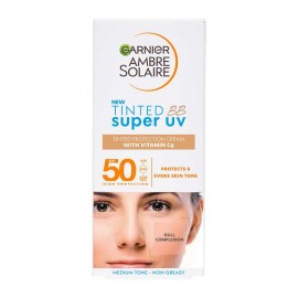 Garnier Ambre Solaire Αντηλιακή Κρέμα Προσώπου BB SPF50 με Χρώμα Tinted BB Super UV 50ml