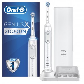 Oral B  Ηλεκτρική Οδοντόβουρτσα Genius X 20000N White AI 1τμχ