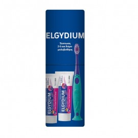 Elgydium Kids Promo Pack Παιδική Οδοντόπαστα Red Berries  50ml & Οδοντόβουρτσα για παιδιά 2-6 ετών 1Τμχ ΔΩΡΟ Μολυβοθήκη