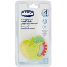 Chicco Δροσιστικός Κρίκος Οδοντοφυΐας Μήλο 4m+ Teething Ring 1 unit