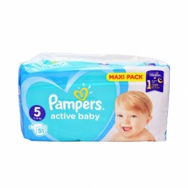 Pampers Πάνες  Active Baby  No5  11-16Kg  51τμχ