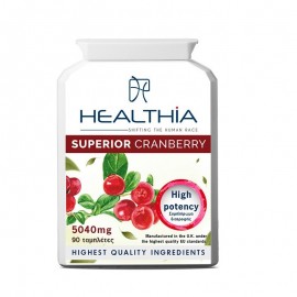 Healtia Συμπλήρωμα Με Κράνμπερι για Υγεία Ουροποιητικού Superior Cranberry 5040mg 90caps