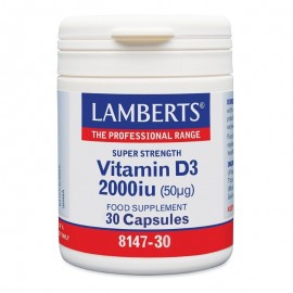 Lamberts Βιταμίνη D3 Vitamin D3 2000IU 30caps
