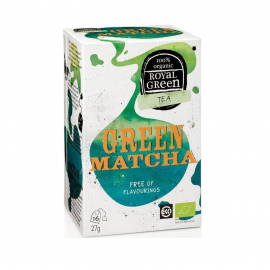 Royal Green Βιολογικό Τσάι Green Matcha 16 φακελάκια 27gr
