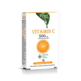 Power Health Βιταμίνη C 500mg Μασώμενη Vitamin C  36 chew.tabs
