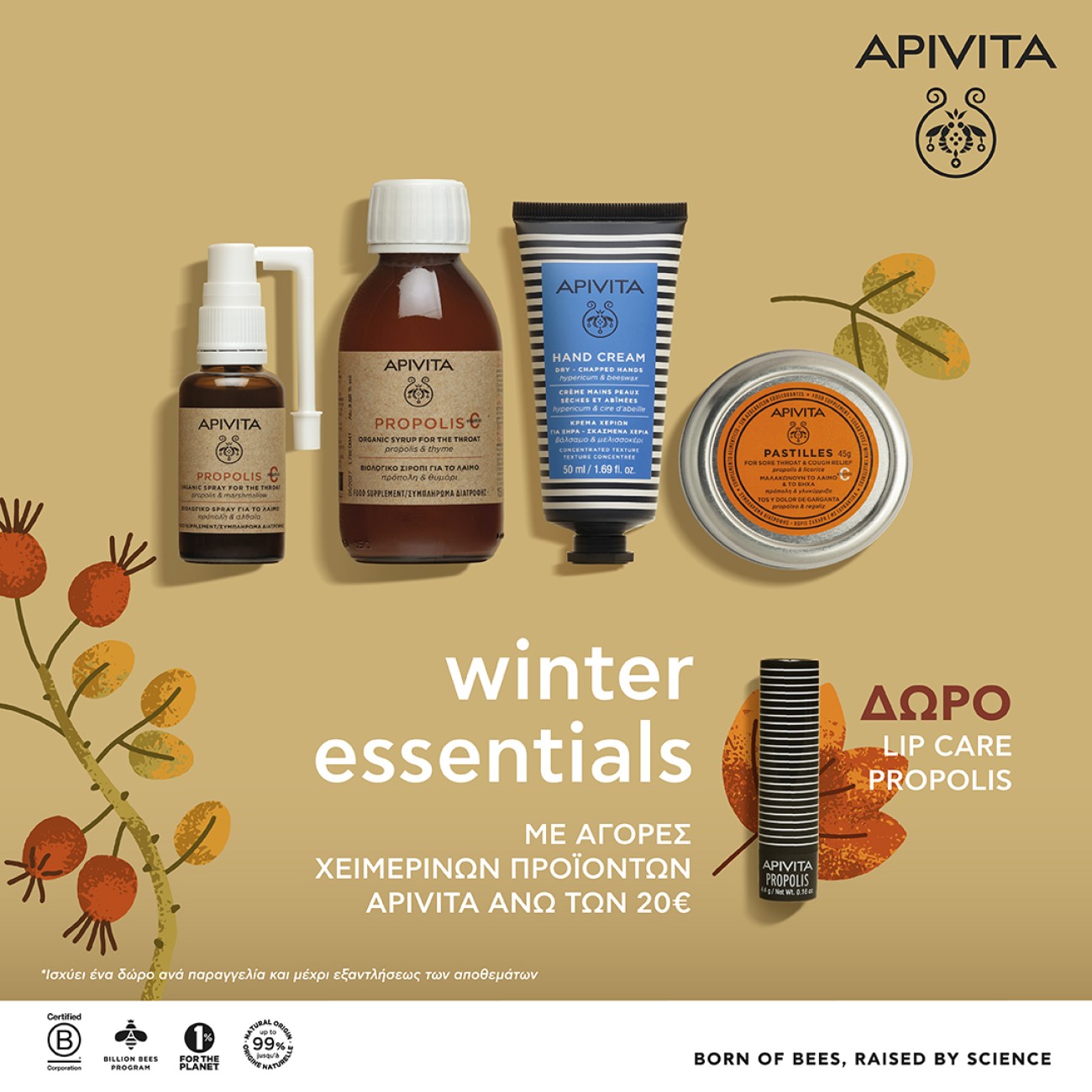 APIVITA PROPOLIS LIPCARE GIFT
