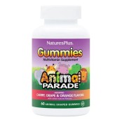 Natures Plus Animal Parade Multivitamin Assorted Cherry, Grape & Orange Flavors Παιδική Πολυβιταμίνη 60 ζελεδάκια