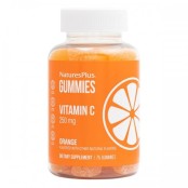 Natures Plus Βιταμίνη C γεύση Πορτοκάλι Vitamin C 250mg 75 μασώμενα ζε &hellip;