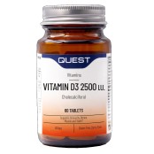 Quest  Βιταμίνη D3 2500IU 60tabs