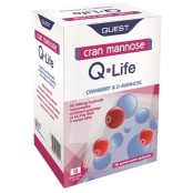 Quest Cran Mannose Q-Life Συμπλήρωμα Διατροφής για το Ουροποιητικό 15 &hellip;
