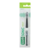 GUM Sonic Daily Soft 4110 Ανταλλακτικές Κεφαλές για Ηλεκτρική Οδοντόβο &hellip;
