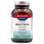 Quest Promo Omega 3 Fish Oil 1000mg Συμπλήρωμα Διατροφής Λιπαρών Οξέων &hellip;