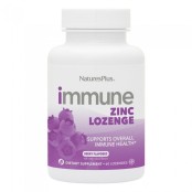 Natures Plus Συμπλήρωμα Ψευδάργυρου Σε Παστίλιες Immune Zinc 60lozenge &hellip;
