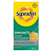Supradyn Immunity Boost Βιταμίνη C 1000mg D Ψευδάργυρος & 8 ακόμα συστ &hellip;