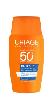 Uriage Bariesun Ultra Matte Aqua Fluid Αντηλιακή Κρέμα SPF50+ με 12H D &hellip;