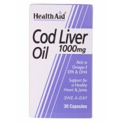 Συμπλήρωμα Διατροφής Με Μουρουνέλαιο Cod Liver Oil (1000mg) Health Aid &hellip;