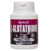 Health Aid L-Glutathione 250mg Γλουταθειόνη Συμπλήρωμα Διατροφής Αντιο &hellip;