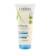 Kαθαριστικό Ζελ Για Μωρά Σώμα & Μαλλιά  Primalba Cleansing Gel 2 in 1 A-Derma 200 ml
