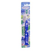 Gum Junior Monsters Παιδική Οδοντόβουρτσα 6+ Ετών σε Μπλε Χρώμα
